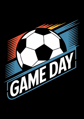 Game Day Soccer sport football Graphic