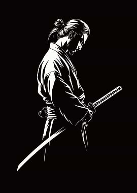 Samurai with Katana