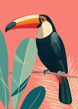 Stylized Toucan Illustration