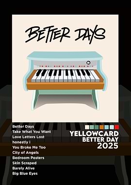 Yellowcard Better Days 2025 Album Art