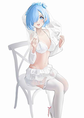 Rem in Bridal Lingerie