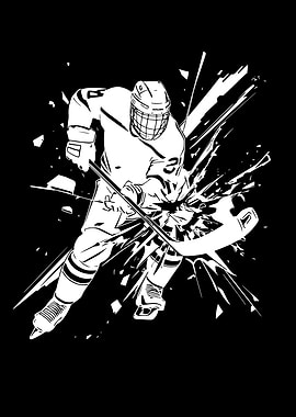 Energetic Ice Hockey