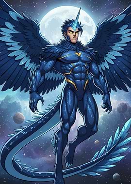 Winged Dragon-Man Space