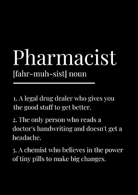 Funny Pharmacist Definition