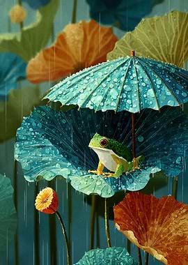Rainy Day Umbrella for One