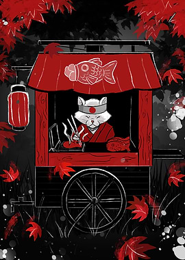 Japanese Cat Food Stall