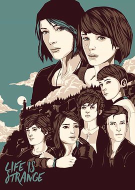 Life is Strange Character Collage