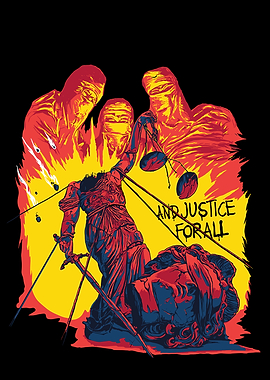 And Justice For All Illustration