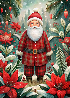 Santa Claus in a Winter Wonderland