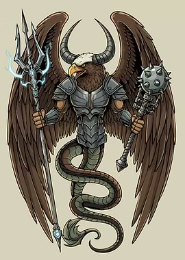 Eagle-headed Snake Warrior Weapons