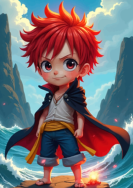 Anime Boy Red Hair