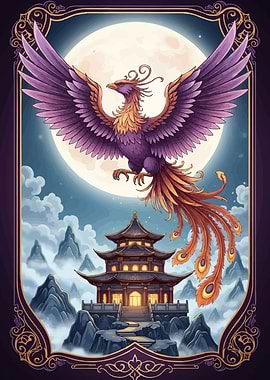 Phoenix Asian Temple Moon