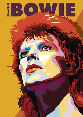 David Bowie Pop Art Portrait