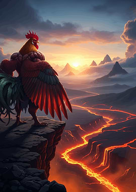 Rooster Overlook Volcanic Landscape