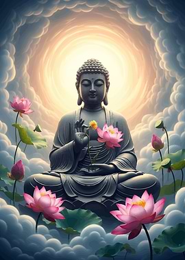Buddha Lotus Flowers