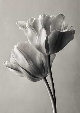 Monochrome Tulips