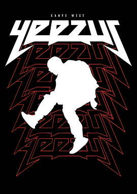 Kanye West Yeezus Silhouette Art