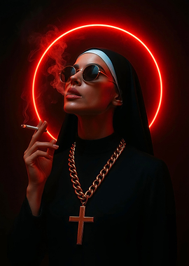 Smoking Swag Nun