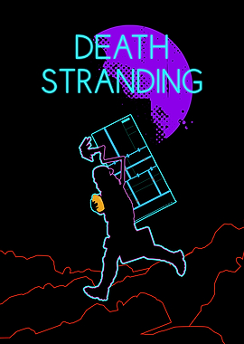 Death Stranding Neon Art