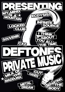 Deftones Private Music Album Art