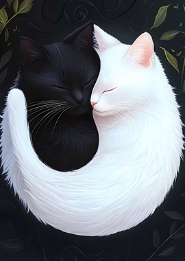 Yin Yang Cats