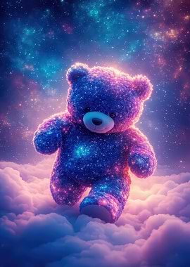 Cosmic Teddy Bear in the Clouds