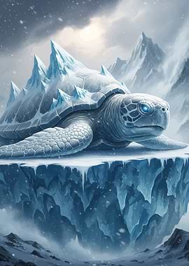 Icy Turtle on Iceberg