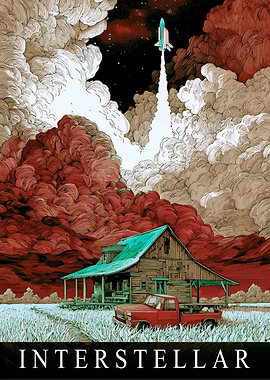 Interstellar Movie Poster Art