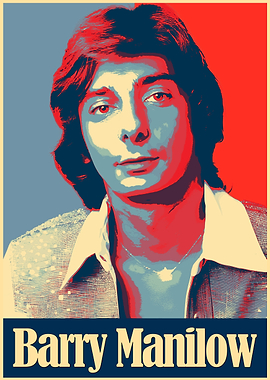 Barry Manilow Pop Art Portrait