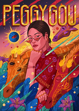 Peggy Gou Giraffe Portrait