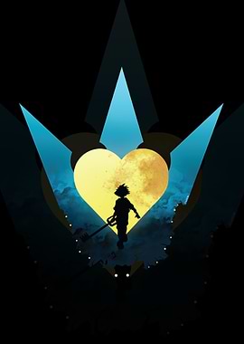 Kingdom Hearts Silhouette Art