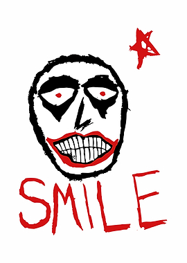 Creepy Smile Illustration
