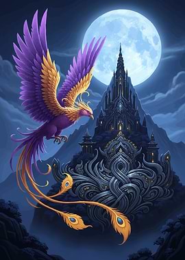 Phoenix Castle Moonlight
