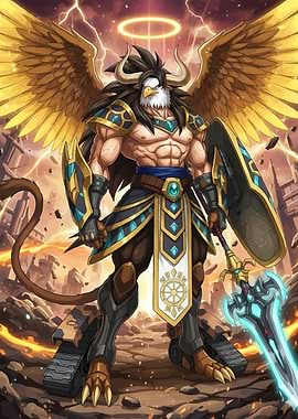 Winged Warrior Eagle Head