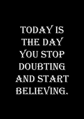 Inspirational Quote: Believe in Yourself