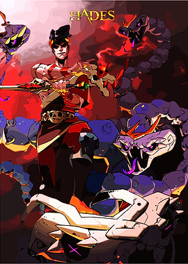 Hades Game Character Illustration