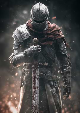 Armored Knight with Sword