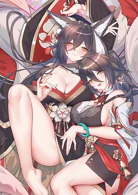 Anime Girls with Fox Ears