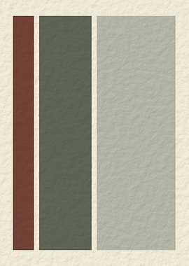 Abstract Color Block Vertical Stripes