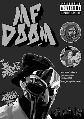 MF DOOM Illustration