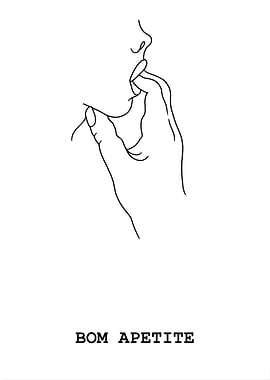 Bom Apetite Line Art