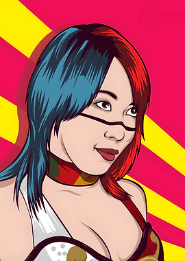 Asuka WWE Portrait