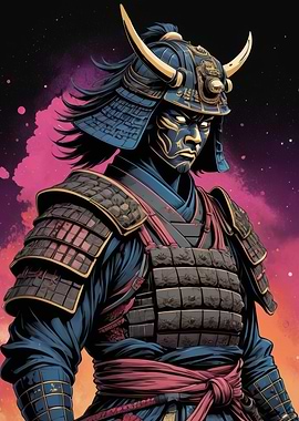 Samurai Warrior in Armor