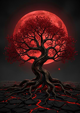 Red Moon Tree