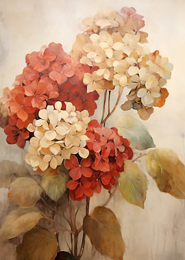 Hydrangea Floral Painting