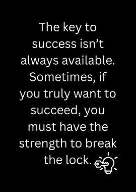 Inspirational Quote: Break the Lock