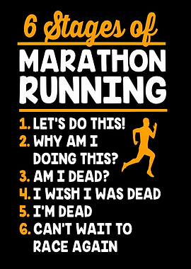 6 Stages of Marathon Running