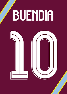 Buendia Number 10 Soccer Jersey
