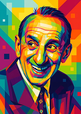 Colorful Portrait of Jimmy Durante