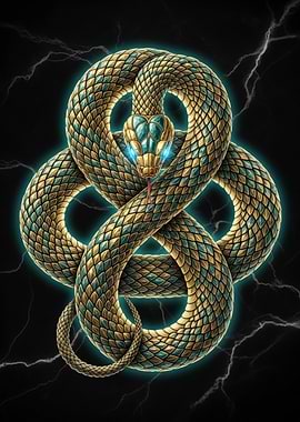 Coiled Snake
